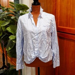 Striped button down shirt